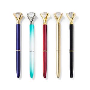 New Design Luxury Fancy Big Diamond Bling Crystal Metal Multi-color <b>Ballpoint</b> <b>Pen</b> Gift for Girls Wedding - Product Image 3