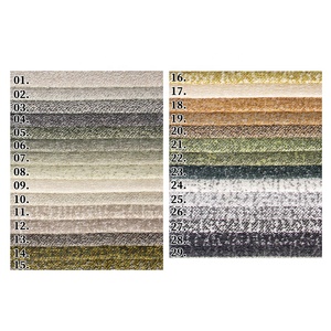 TengHui Nouveau Design Tissu d'Ameublement 100% Polyester Tissé Effet Lin pour Canapés Chaises Meubles Doux avec Doublure Polaire Style Dobby - Product Image 3