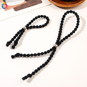 Lot de 2 bandeaux ajustables écologiques pour <span class=keywords><strong>cheveux</strong></span> <span class=keywords><strong>bouclés</strong></span> naturels, style africain, pour queue de cheval bouffante, pinces à <span class=keywords><strong>cheveux</strong></span> pour mariage - Product Image 6