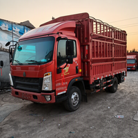 Camion de fret à ridelles d'occasion Sinotruck Howo 4x2 6 roues 10-15 tonnes à vendre