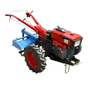 Mini Agriculture Farm Tillage Machine Gasoline Engi Tiller Hand Operated Walking Tractor Weeding Cultivator