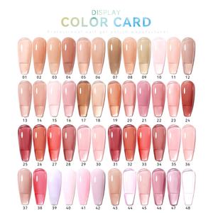 JTING - Juego de Esmaltes de Uñas en Gel de 48 Colores, Diseño de Tendencia de Verano, Colección Nude Jelly, con Caja de Regalo y Libro de Colores Gratis - Product Image 4