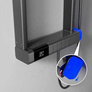 中国卫生洁具Gockel 360度顶级淋浴钢琴键发光二极管数字显示恒温淋浴面板浴室淋浴套装 - Product Image 4