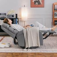 Fauteuil à bascule individuel moderne et modulaire, inclinable et relaxant, avec fonction de sieste, en tissu et métal, design capsule spatiale, vente en gros directe usine