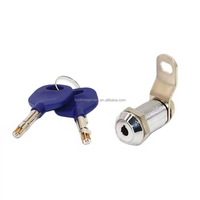 Serrure à came en forme de T 17 et 27 mm, cylindre mécanique long en alliage de zinc pour console de porte de machine de jeu de pêche, garantie 1 an