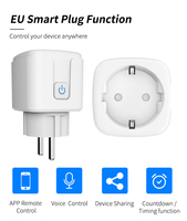 Prise Intelligente Wi-Fi SIXWGH UE avec Fonction de Minuterie, Surveillance de Consommation, Compatible Tuya Smart Life et Commande Vocale Alexa
