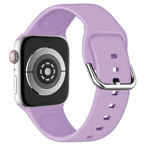 สายนาฬิกาซิลิโคนอัจฉริยะ AP MOQ ต่ำ38/40/41mm และ42/44/45/49mm ผลิตได้รวดเร็ว AW-S16ล้างทำความสะอาดได้ - Product Image 5