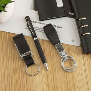 Ensemble de cadeaux promotionnels personnalisés pour entreprise, bureau, vente en gros : carnet A5, stylo, porte-cartes, porte-clés, logo - Product Image 3