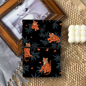 Vintage A6 taccuino fatto a mano pagine sostituibili perfetto regalo di giorno dell'insegnante per educatori con foglie di tigri e piccole forme - Product Image 3