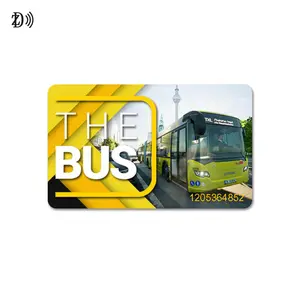 Tùy chỉnh in ấn 13.56MHz Mifare desfire EV1 EV2 EV3 2k 4k 8K RFID xe buýt Metro thẻ cho giao thông công cộng