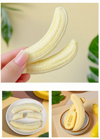 Croustilles de bananes entières lyophilisées 1kg Sucrées |   Sans additifs |   pour le thé, le bureau, l'extérieur, le petit-déjeuner |   Emballage OEM
