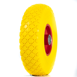 Roue en mousse de polyuréthane 10 pouces 3.00-4 à prix abordable pour chariots de manutention et chariots à main - Product Image 1