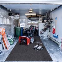 Tapis de garage en feutre de 2 à 6 mm avec dos antidérapant - Tapis absorbant les gouttes d'huile pour la protection du sol du garage