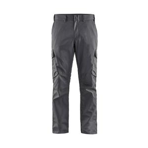 BLAKLADER - 144418329699D116 Pantalones industriales elásticos Gris medio/Negro-PANTALONES DE TRABAJO EAN 7330509756881 PANTALONES DE TRABAJO DE CARGA - Product Image 1
