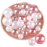 Boule à vœux transparente arc-en-ciel brillante, décorations de gâteau, boule à bulles transparente multi-usages pour la fête d'anniversaire