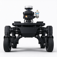 Robot d'inspection robuste sur roues Y30, robot tout-terrain IP67