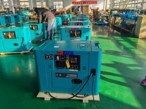 玉柴単気筒12kw水冷式ディーゼル発電機静音型電動始動（バッテリー付属）292ディーゼルエンジン - Product Image 5