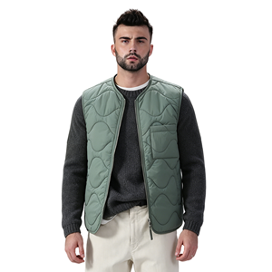 Gilet matelassé léger de haute qualité, nouveau design, gilet en duvet pour homme, <span class=keywords><strong>sans</strong></span> manches, gilet en duvet personnalisé, veste pour homme - Product Image 1