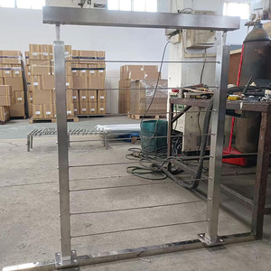 YS Modernes Sicherheits-Handlaufsystem mit Vertikalen Drahtseilen, Einfache Installation, für Treppen und Balkone, Edelstahl-Drahtseil-Geländer - Product Image 3