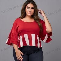 Tallas grandes Ropa a granel Blusas Big Bale Más barato Proveedores al por mayor Curve Robe Mujeres Vestidos Crop Top Fabricante