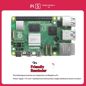 Carte de développement Raspberry Pi 5 4 Go, carte mère Linux, kit d'apprentissage de la programmation IA - Product Image 6