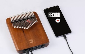 Kalimba Eléctrica A-17 <span class=keywords><strong>de</strong></span> Nogal Negro Americano, <span class=keywords><strong>Instrumento</strong></span> Musical <span class=keywords><strong>de</strong></span> Percusión, Tambor <span class=keywords><strong>de</strong></span> Madera, Kalimba con Teclas - Product Image 5