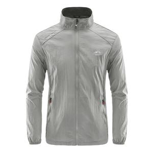 Rnshanger Áo khoác nam mùa hè Áo khoác da chống tia UV áo khoác ngoài trời chống nắng chống nắng áo gió mỏng - Product Image 3