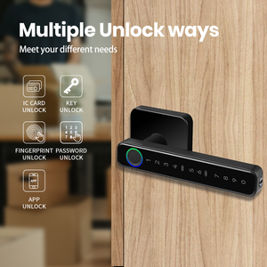 Elektronischer Smart-Griff mit Automatischem Fingerabdruckscanner, TTlock Tuya App, Schlüssellose Fernbedienung, Fingerabdruck-Passwort Smart <span class=keywords><strong>Locks</strong></span> - Product Image 4