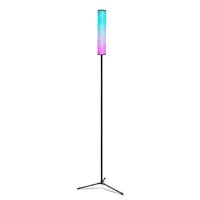 Lámpara de Pie LED RGB con Sincronización Musical, Control Remoto por Aplicación, Luz Ambiental para Sala de Estar, Dormitorio, Sala de Juegos, Decoración del Hogar, CE RoHS