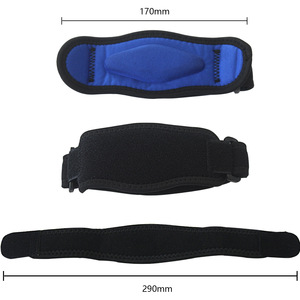 Protège-coude/protecteur d'articulation, nouvelle protection anti-collision en EVA pressurisée à double boucle, protège-coude réglable en néoprène. - Product Image 1