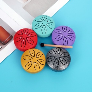 Portable <span class=keywords><strong>Mini</strong></span> 6 Note acier langue tambour <span class=keywords><strong>Handpan</strong></span> pour débutants enfants musicothérapie et guérison par le son - Product Image 2