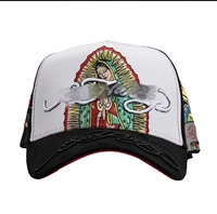 Ed X Sad Boyz Baseball Cap Geborduurd Schedel Hart Design Punk Sportief Straat Verstelbaar Unisex Single Breasted Buckle Gorras Hoed