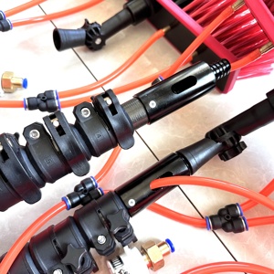 30ft 40ft 45ft 55ft 10m Limpieza telescópica Limpiador de ventanas Herramientas Limpieza de ventanas Poste Fibra de carbono - Product Image 6