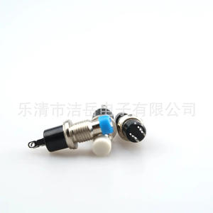 Interrupteur à bouton-poussoir Lqjy PBS-110 1NO 250V IP40 à tête ronde mécanique pour appareils électroniques Rouge Jaune Bleu Vert Blanc Noir - Product Image 5