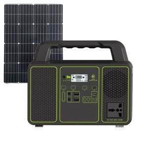 <b>Solar</b> 300W <b>Portable</b> Power Source <b>Solar</b> <b>Panel</b> LiFePO4 Battery Flashlight Jump Starter for RV/Outdoor Use MPPT Inverter System - Product Image 1