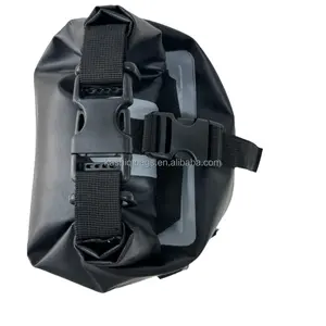 थोक 10L पीवीसी वाटरप्रूफ ड्राई बैग ब्लैक वाटरप्रूफ बैकपैक ड्राई बैग ट्यूब