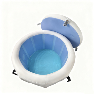 Bañera Redonda Portátil de Plástico para Exteriores, Bañera de Hidromasaje Profesional de Lujo para Adultos, Bañera de Hielo de Diferentes Colores - Product Image 2