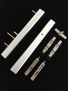 Cerradura de pestillo de llave de puerta corredera de aluminio de lujo de 300MM Cerradura ficticia de estilo de diseño moderno con y sin llave para Tailandia e India - Product Image 4