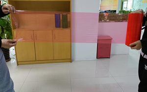 Red 12&quot;x1000ft 80 Gauge Storage Industrial Packing <strong>Shrink</strong> Stretch Plastic <strong>Wrap</strong> <strong>Roll</strong> - Product Image 6