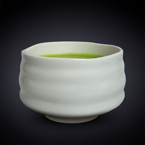 ชุดชามมัทฉะเซรามิกทำมือสีขาวหรือดำแบบญี่ปุ่น รุ่นพิเศษ นมขาวบริสุทธิ์ - Product Image 2