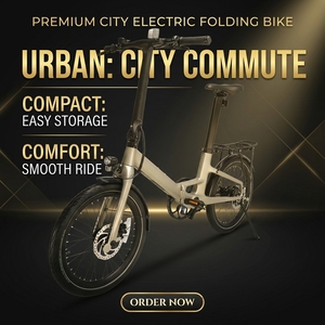Modèle OEM vérifié - Naicisports X7 20" Vélo électrique pliable en fibre de carbone, moteur sans balais 250W 36V 10Ah Lithium B - Product Image 1