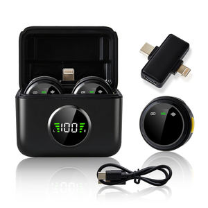 Micrófono Lavalier Inalámbrico Magnético SX21 de Alta Calidad, Receptor 2 en 1 con Tipo C para Grabación en Vivo Móvil, YouTube, TikTok - Product Image 4