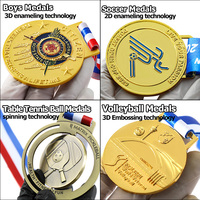 Médailles Personnalisées Vente en Gros Pas Cher en Alliage de Zinc Vierge, Médaille 3D Course Marathon Sports Métal Basketball Football avec Ruban