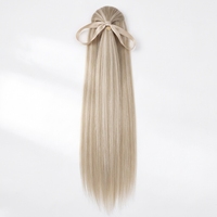 Extensiones de Cabello con Cutícula Alineada, Cabello Humano Virgen Vietnamita 100% Sin Procesar, 10 Pulgadas, Liso, Puntas Completas, para Mujer, con Reflejos Marrones
