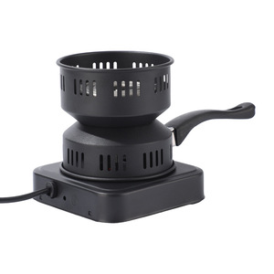 Carbon Igniter Electric Charcoal Stove Round Black Us Plug Portable Temperature Controlled Hookah Accessory - Product Image 5
