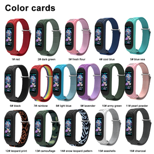 Tela Boorui para <span class=keywords><strong>Mi</strong></span> Smart <span class=keywords><strong>Band</strong></span> 5 4 Correa para Xiaomi Smart <span class=keywords><strong>Band</strong></span> 6 Correa de reloj Versión <span class=keywords><strong>global</strong></span> - Product Image 2