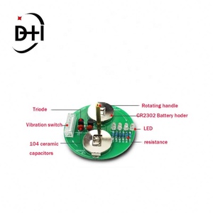 Kit Electrónico DIY: Linterna Giratoria LED con Componentes en Línea para Soldadura DIY (Sin Batería) - Product Image 3
