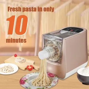 Máquina de fabricação de macarrão, cozinha honme use ramen macaroni máquina elétrica de macarrão automática completa