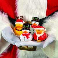 Calendrier de Noël 2025 avec canards en caoutchouc, jouet de bain canard en caoutchouc, cadeaux de Noël créatifs