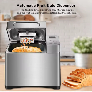 Robot pâtissier domestique entièrement automatique intelligent avec fonction de pétrissage et de fermentation, et distributeur de pâte pour la préparation de pain maison - Product Image 4